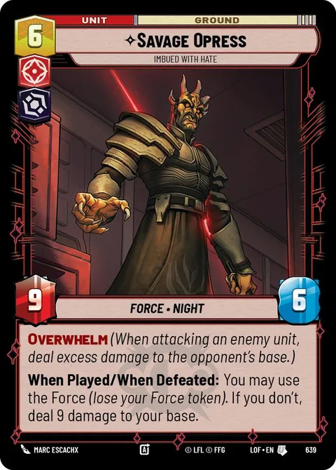 Savage Opress, Imbued With Hate