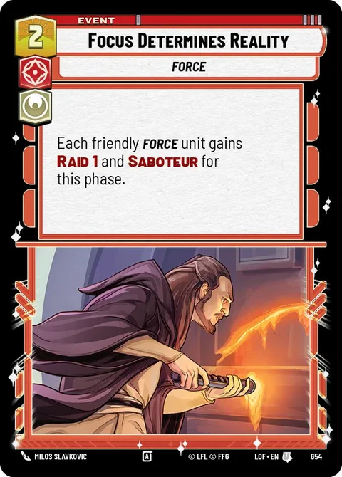 Focus Determines Reality