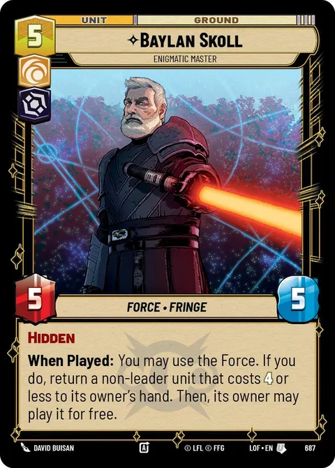 Baylan Skoll, Enigmatic Master