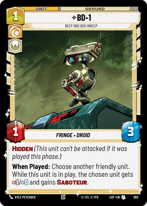 BD-1, Beep Boo Boo Bweep