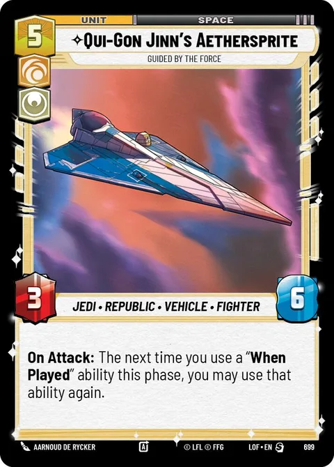 Qui-Gon Jinn's Aethersprite, Guided by the Force