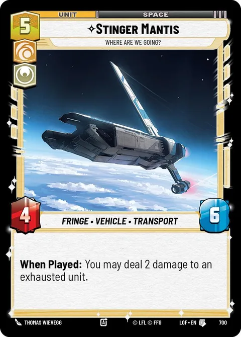Stinger Mantis, Where Are We Going?