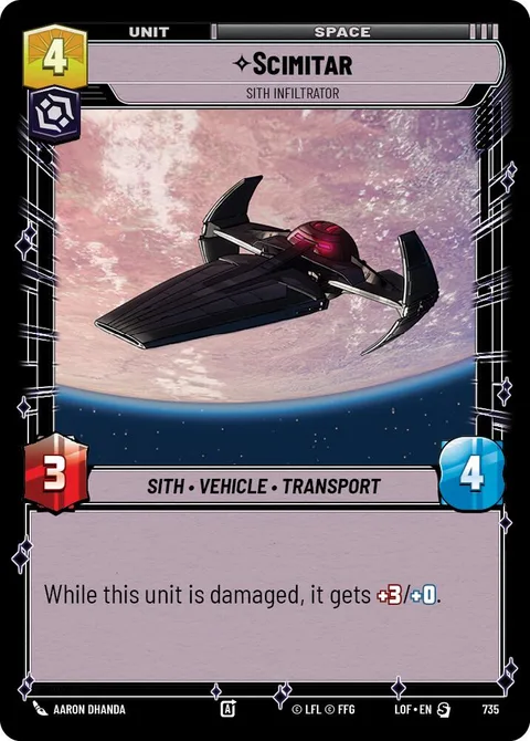 Scimitar, Sith Infiltrator