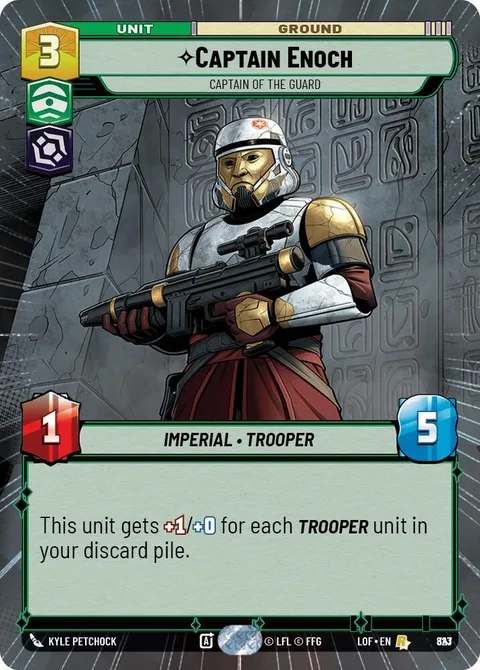 Captain Enoch, Captain of the Guard