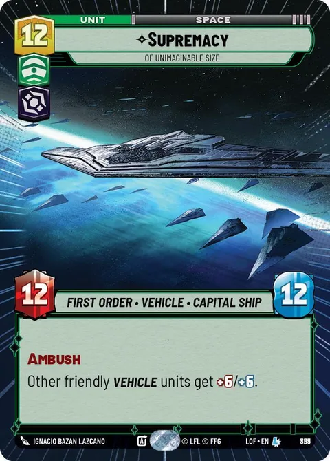Supremacy, Of Unimaginable Size