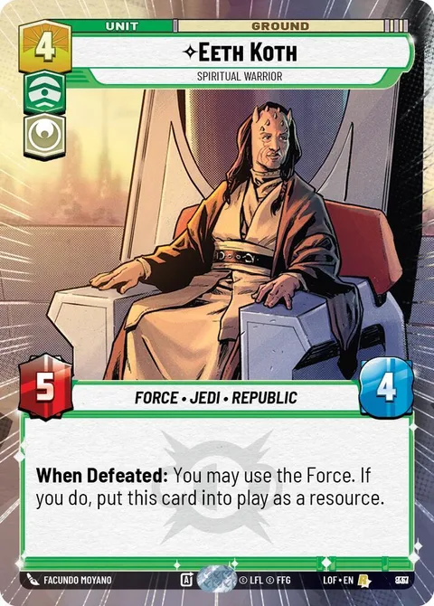 Eeth Koth, Spiritual Warrior