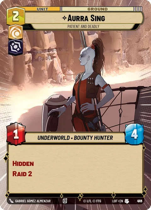 Aurra Sing, Patient and Deadly