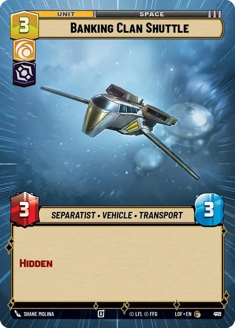Banking Clan Shuttle