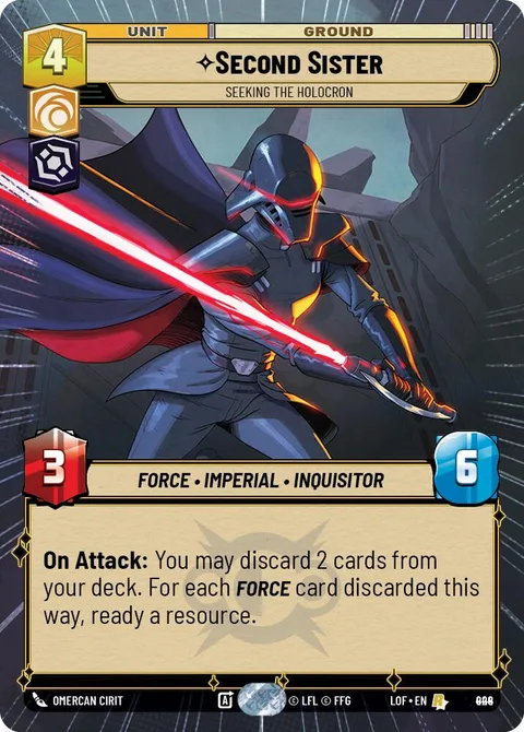 Second Sister, Seeking the Holocron