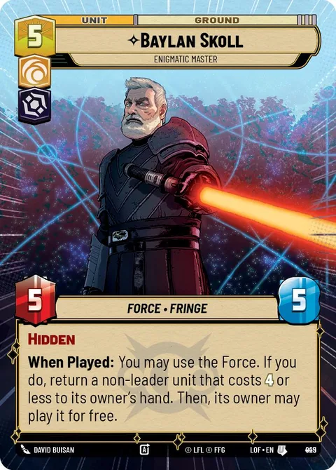 Baylan Skoll, Enigmatic Master