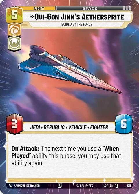 Qui-Gon Jinn's Aethersprite, Guided by the Force