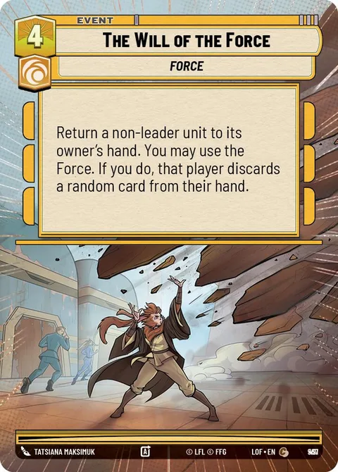 The Will of the Force