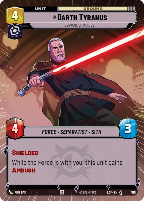 Darth Tyranus, Servant of Sidious