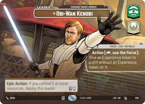Obi-Wan Kenobi, Courage Makes Heroes