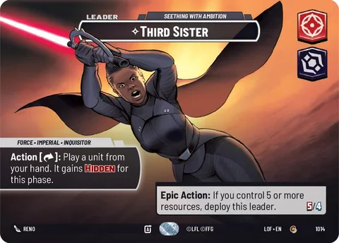 Third Sister, Seething With Ambition
