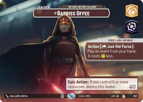 Barriss Offee, We Have Become Villains