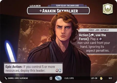Anakin Skywalker, Tempted by the Dark Side