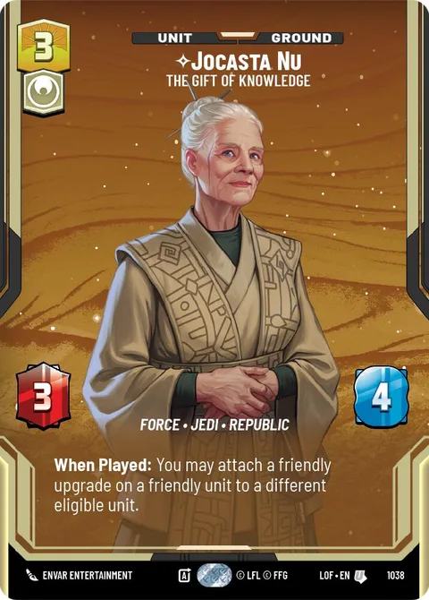 Jocasta Nu, The Gift of Knowledge