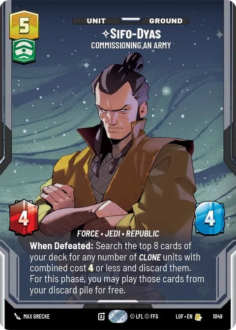 Sifo-Dyas, Commissioning An Army