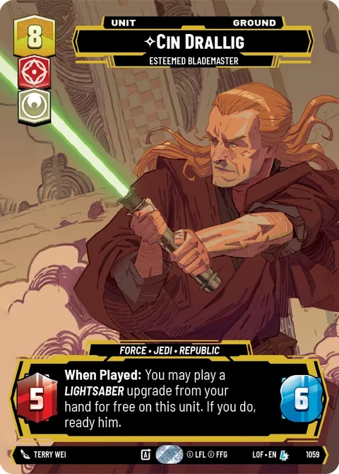 Cin Drallig, Esteemed Blademaster