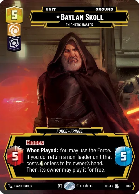 Baylan Skoll, Enigmatic Master