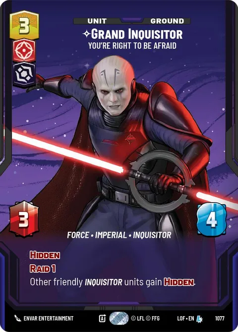 Grand Inquisitor, You're Right to Be Afraid