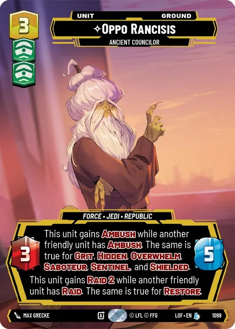 Oppo Rancisis, Ancient Councilor