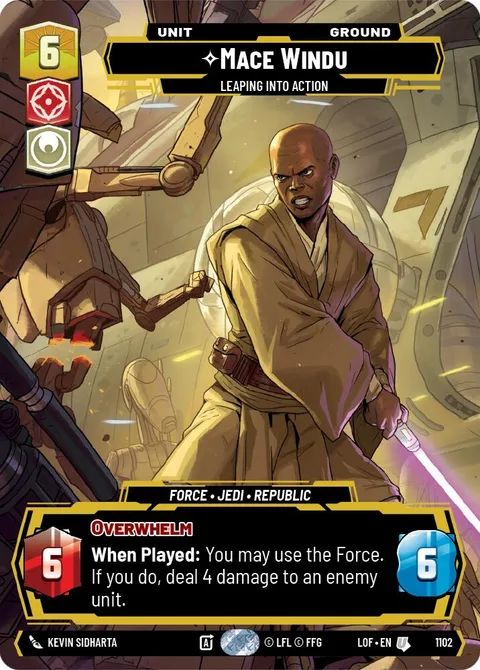 Mace Windu, Leaping into Action