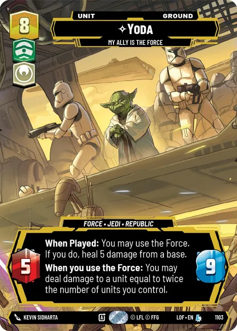 Yoda, My Ally is the Force