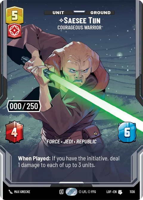 Saesee Tiin, Courageous Warrior