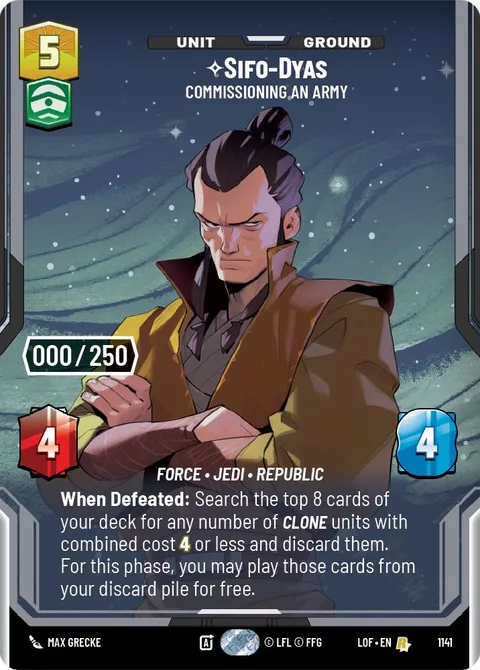 Sifo-Dyas, Commissioning An Army