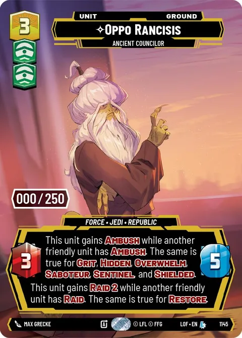 Oppo Rancisis, Ancient Councilor