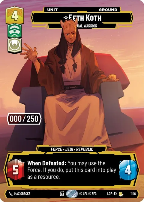 Eeth Koth, Spiritual Warrior