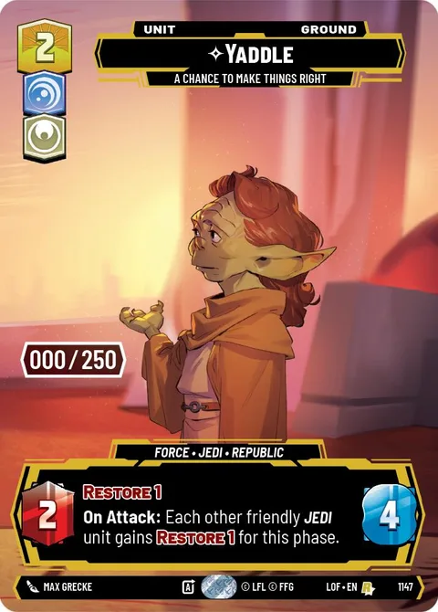 Yaddle, A Chance To Make Things Right
