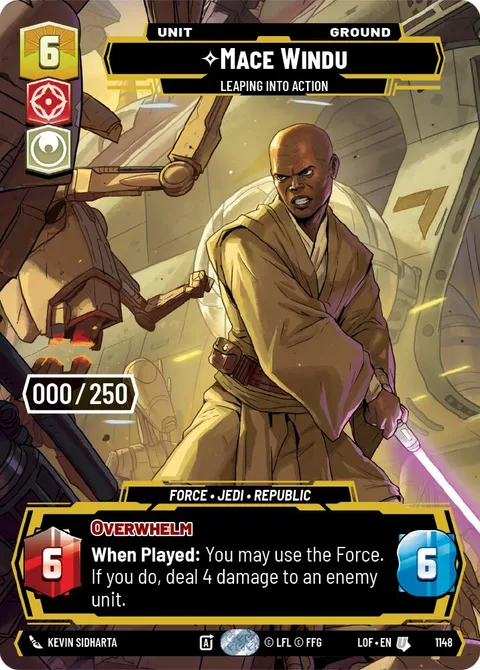 Mace Windu, Leaping into Action