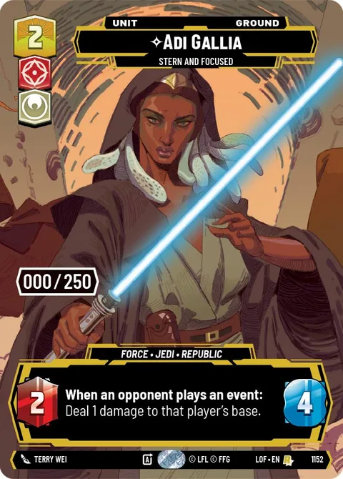 Adi Gallia, Stern and Focused