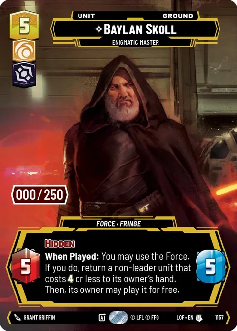 Baylan Skoll, Enigmatic Master
