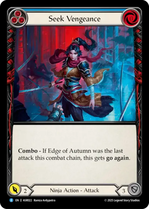 Seek Vengeance (Blue)