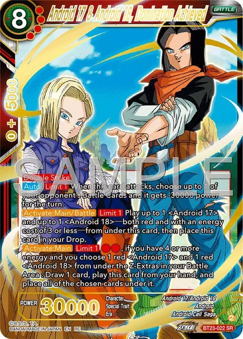 Android 17 & Android 18, Domination Achieved