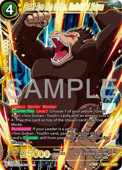 Great Ape Son Gohan, Undistilled Saiyan