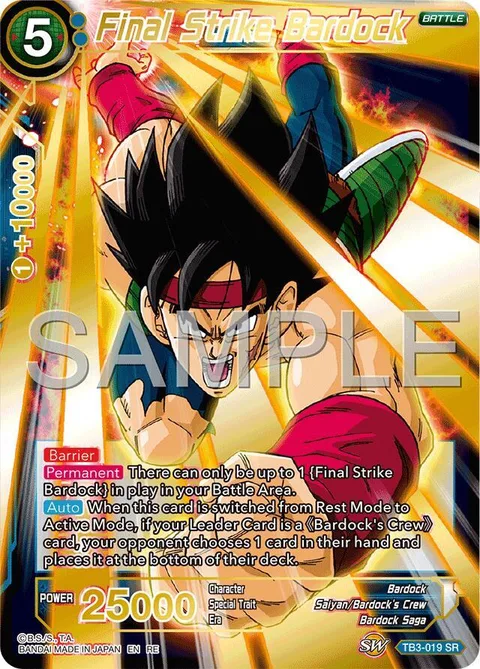 Final Strike Bardock