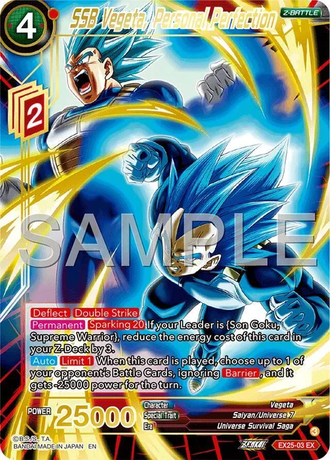 SSB Vegeta, Personal Perfection