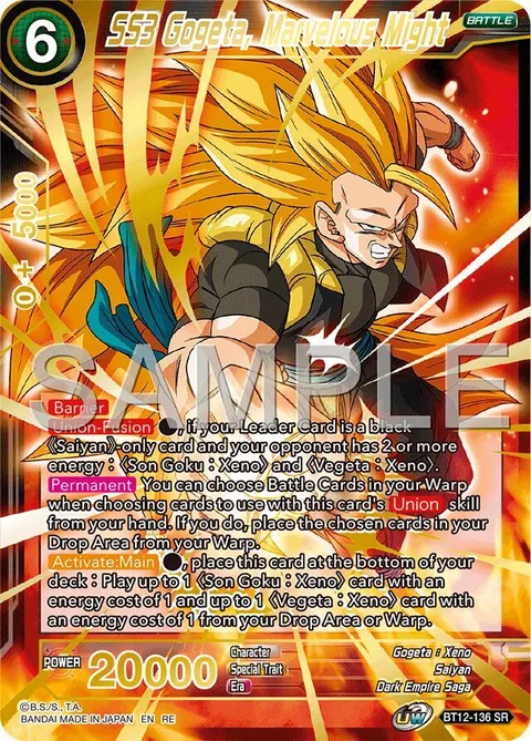 SS3 Gogeta, Marvelous Might