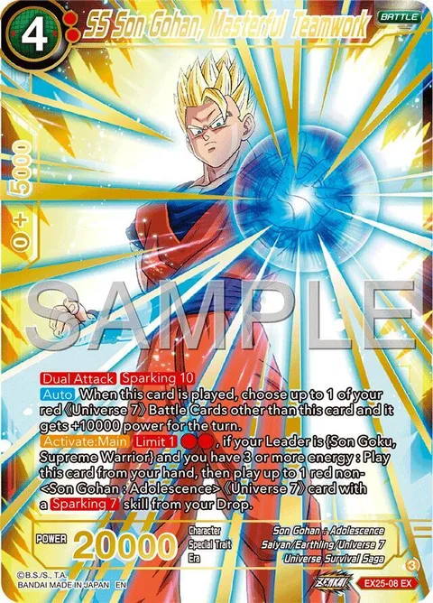 SS Son Gohan, Masterful Teamwork