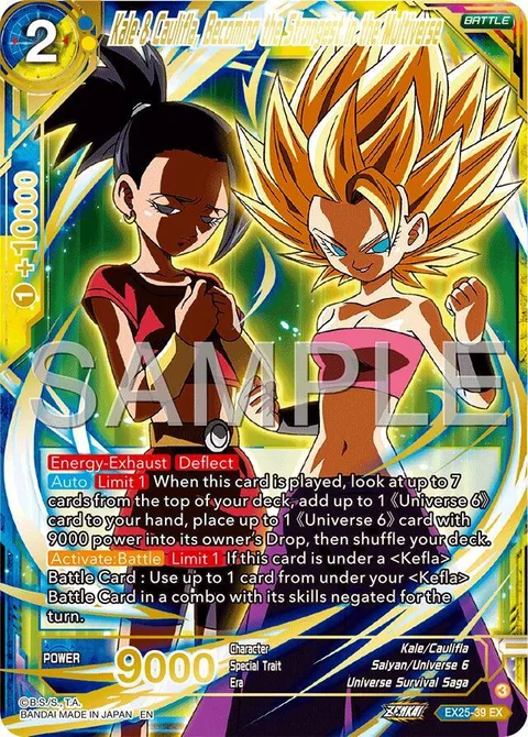 Kale & Caulifla, Becoming the Strongest in the Multiverse
