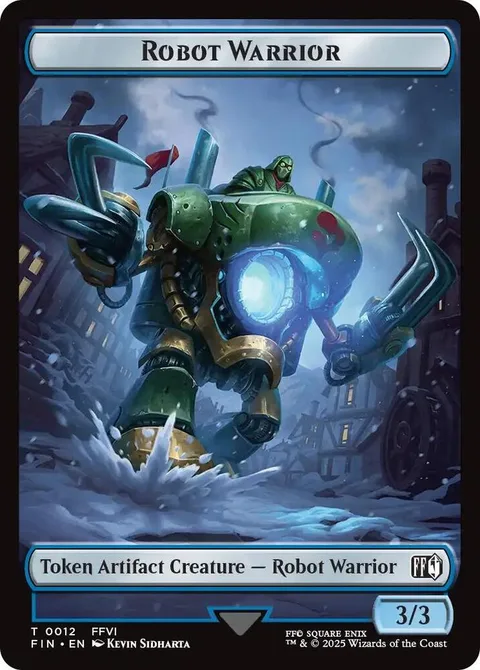 Copy Token // Robot Warrior Token (UA 3/3)