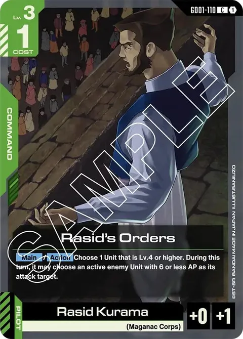 Rasid's Orders (GD01-110)