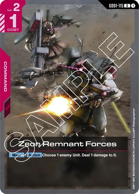 Zeon Remnant Forces (GD01-115)