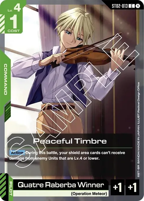 Peaceful Timbre (ST02-013)