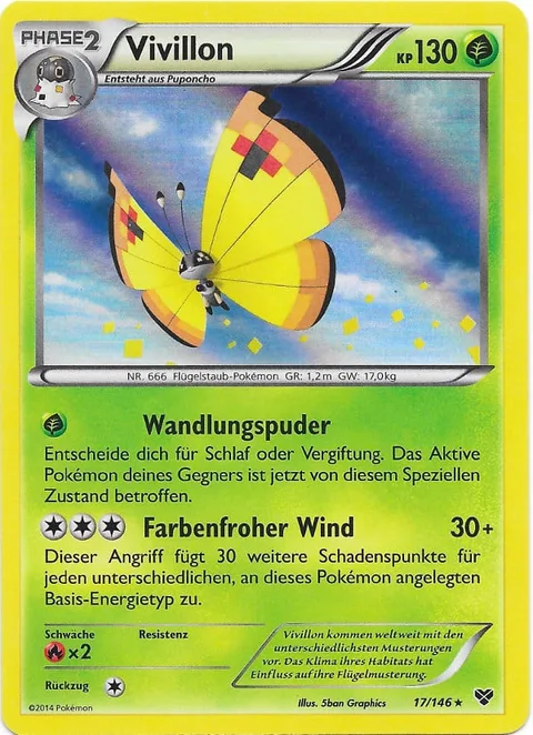 Vivillon [Conversion Powder | Colorful Wind]